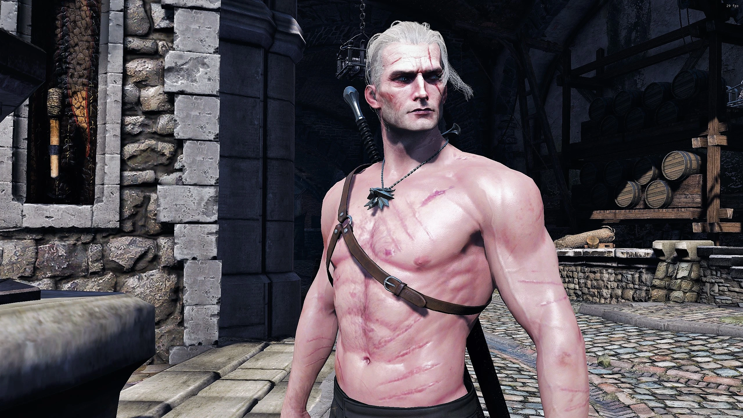 The witcher 3 geralt on steroids фото 65