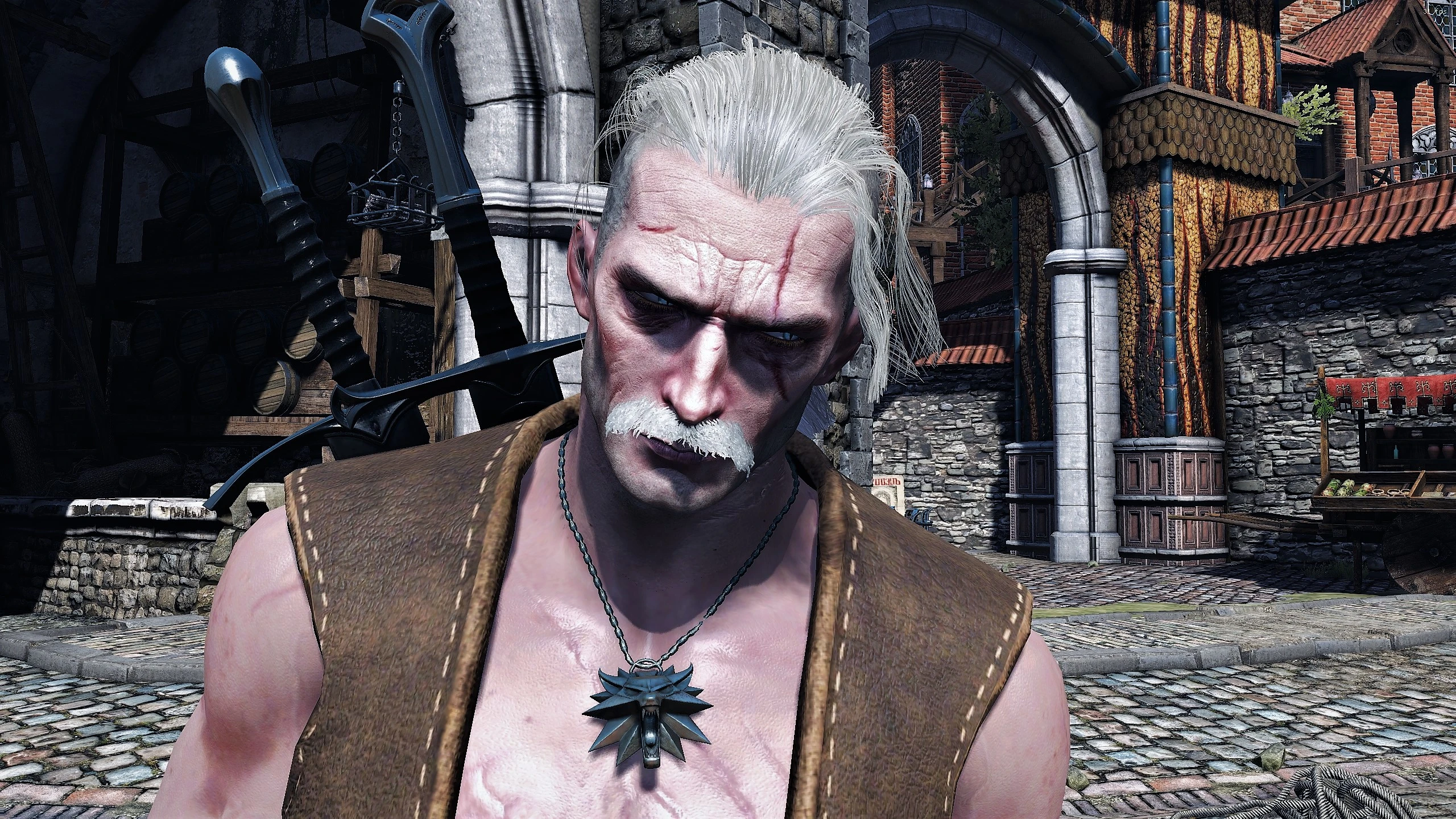 The witcher 3 geralt face фото 5