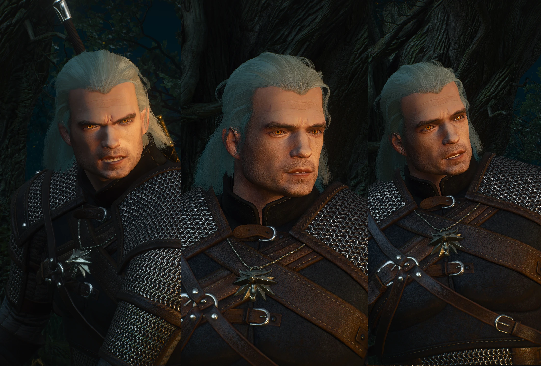 Geralt face retexture face from the witcher 3 фото 71