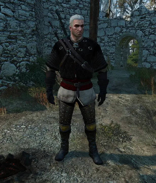 Verden archers gambeson Gambeson Retex black at The Witcher 3 Nexus ...