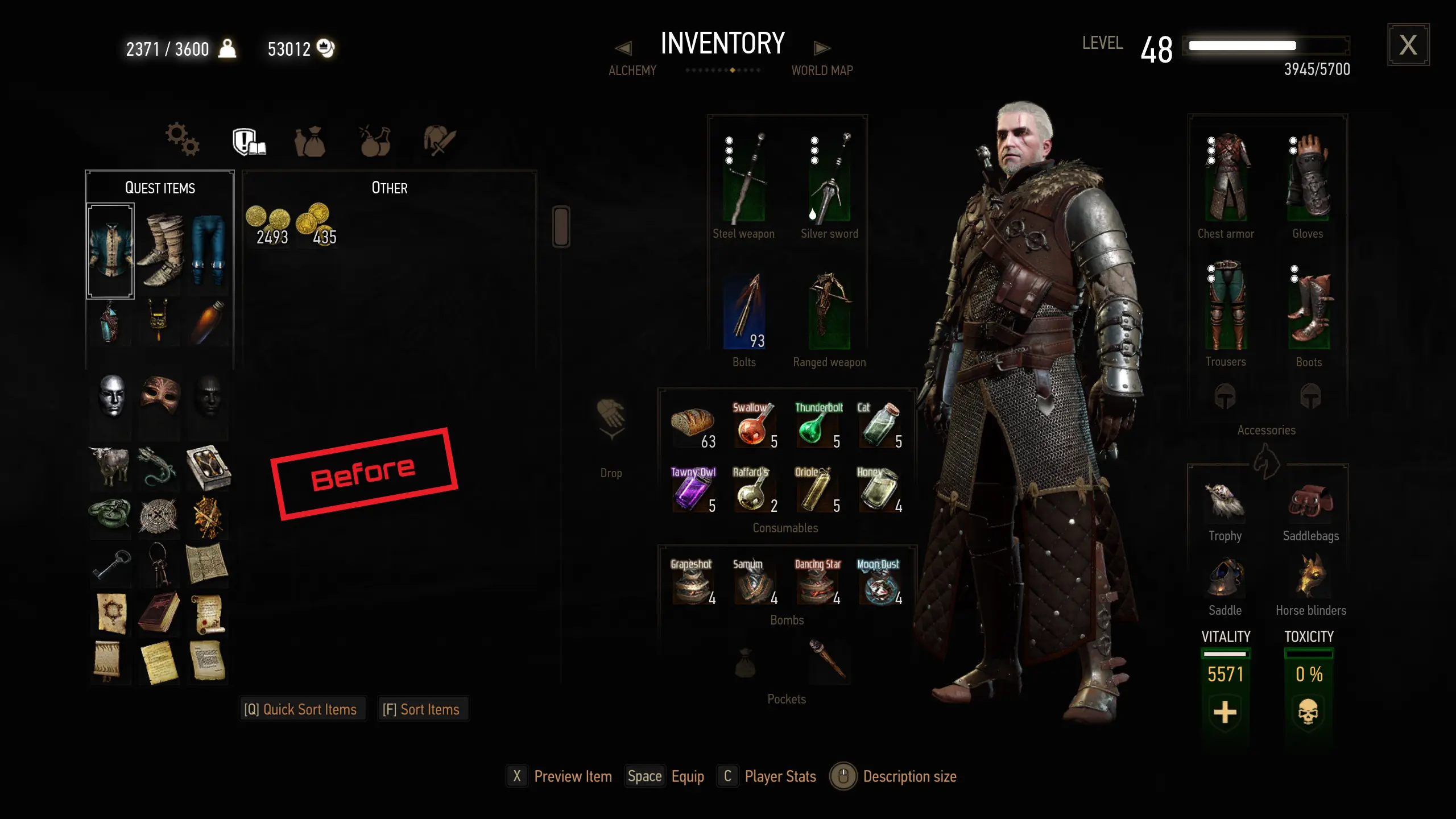 Fix Stuck Quest Items - Next-Gen at The Witcher 3 Nexus - Mods and ...