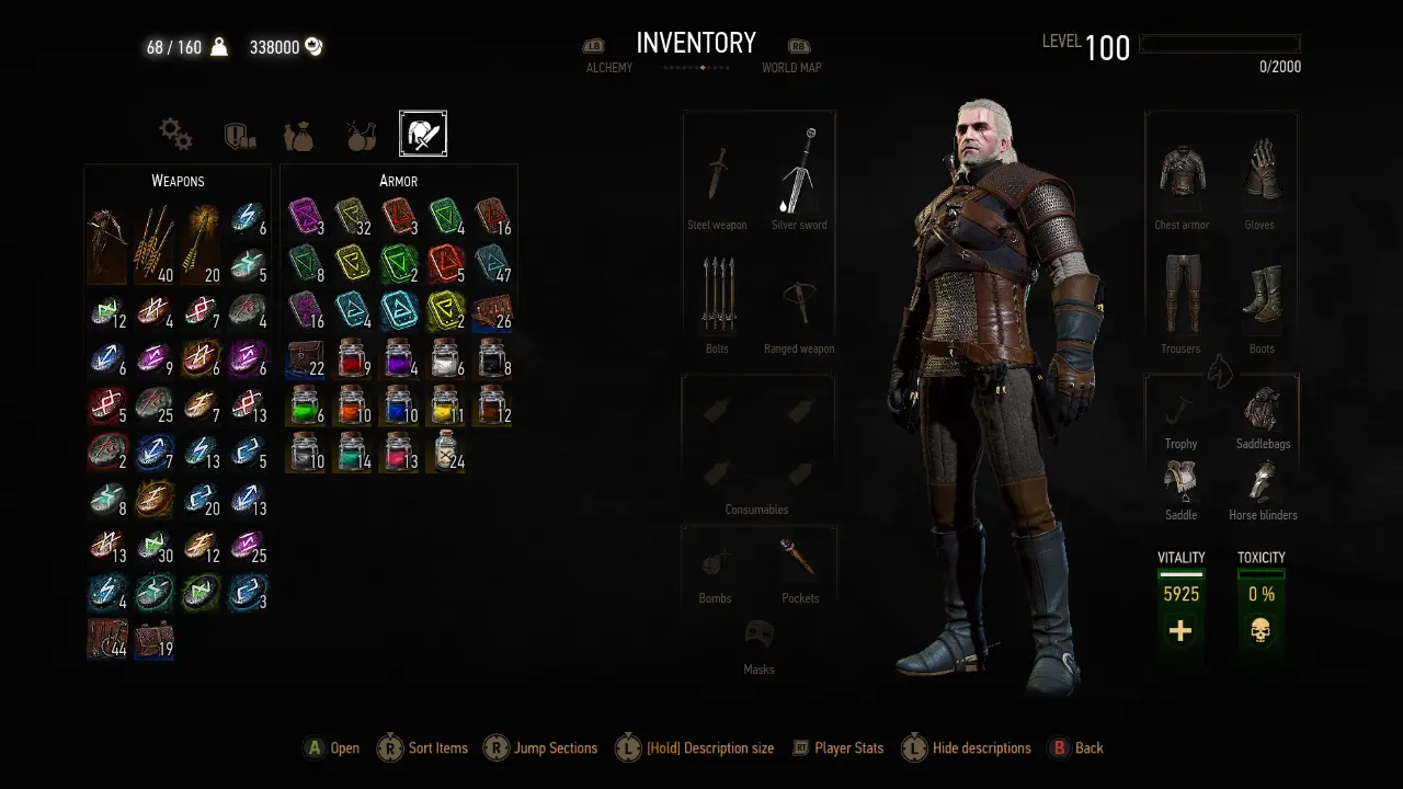 Start New Game Plus on level 100 at The Witcher 3 Nexus - Mods and ...