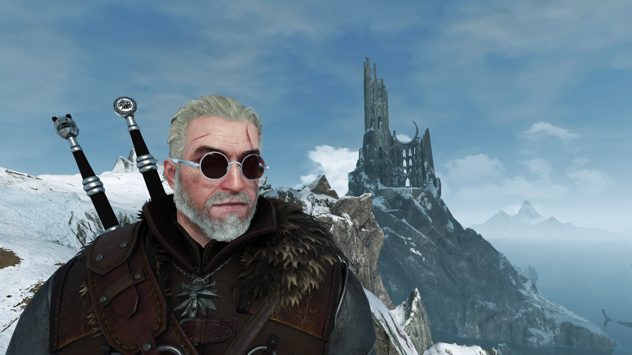 Cyberpunk 2077 Solomon's Glasses for Geralt at The Witcher 3 Nexus ...