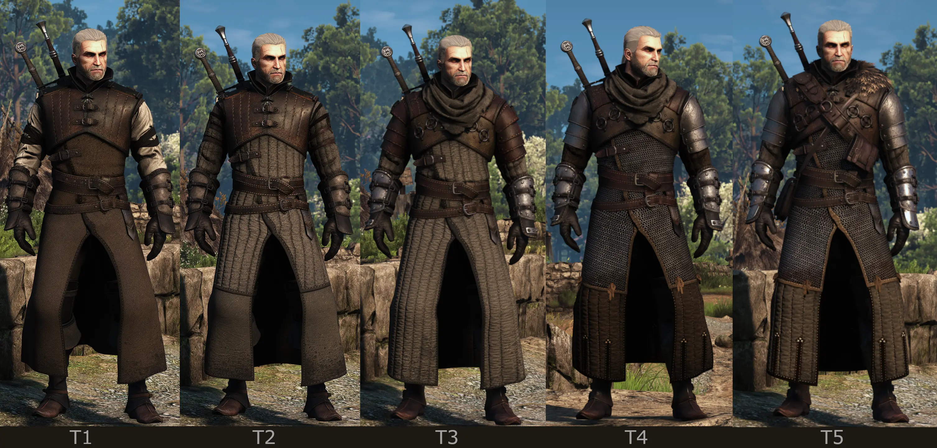 OFG's Retexed Bear Armors at The Witcher 3 Nexus - Mods and community