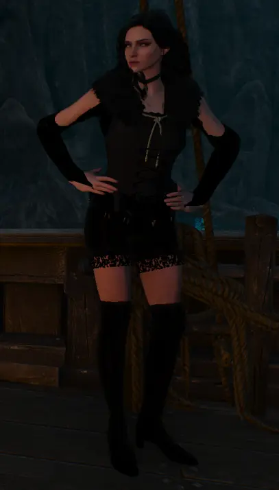 Yennefers Gothicc Summer Dress at The Witcher 3 Nexus - Mods and community