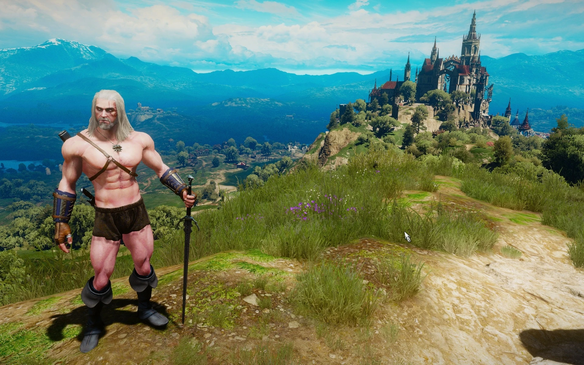 The witcher 3 geralt on steroids фото 13