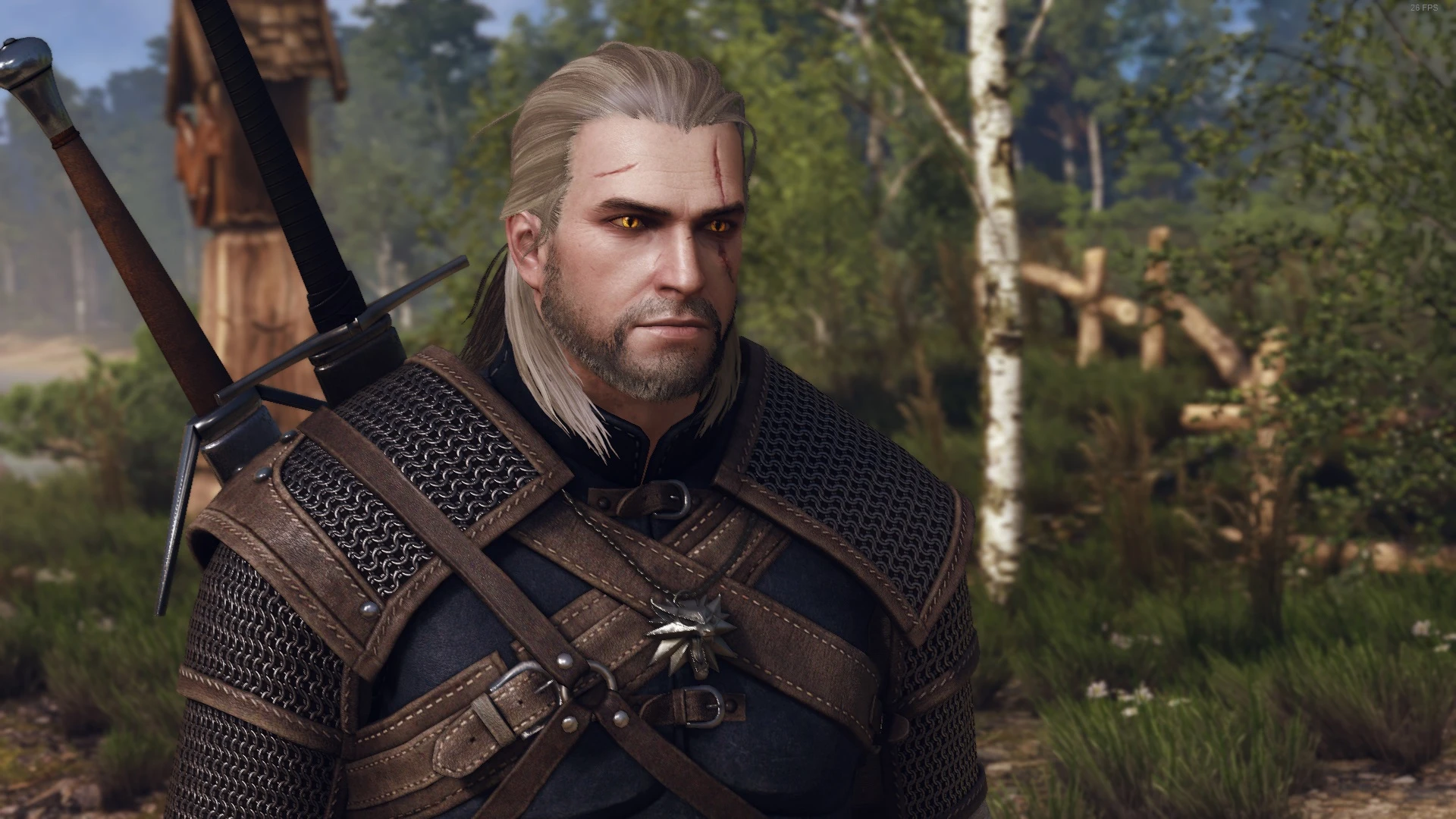 Geralt face retexture face from the witcher 3 фото 86