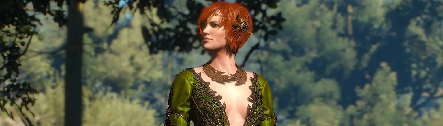 Shani With Triss Dlc Dress At The Witcher 3 Nexus Mods And Community 4219