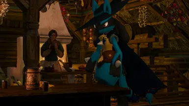 Lucario as Geralt