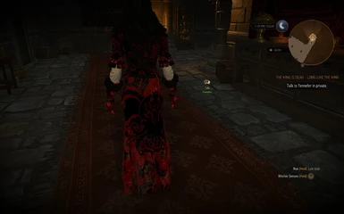 Yennefer Red and Black Outfit Retextured for v3