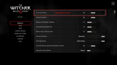 Enable/disable tutorial panels from here