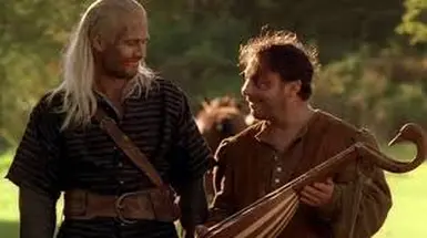 Geralt and Jaskier