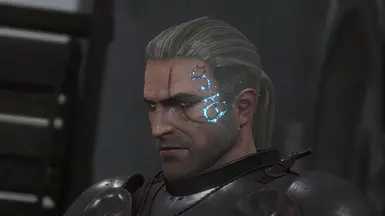 Blue Burning Mark Patch