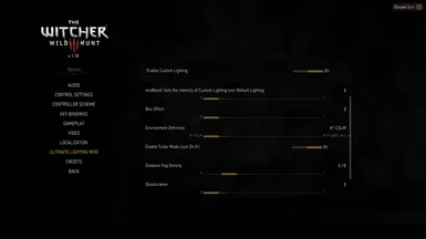 witcher3 ULM settings