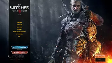 Geralt Main Menu