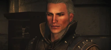 Young Geralt Face Texture