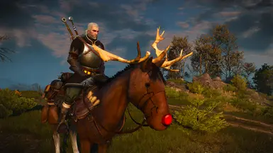 Rudolph the reindeer horse blinders at The Witcher 3 Nexus - Mods and ...