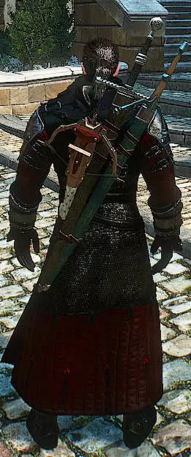 Mastercrafted armour black and red retexture