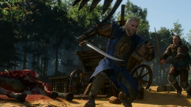 Geralt dodging
