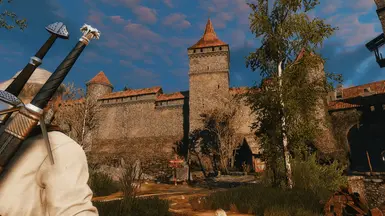 Dawn outside Novigrad
