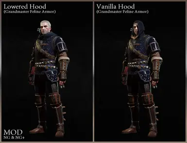 Lowered Hood Feline and Standard Manticore - Grandmaster Armor Revision