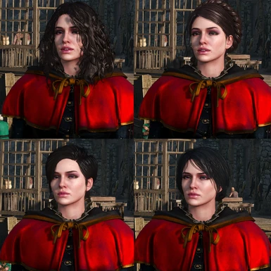 Yennefer Hairstyle options