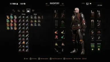 Level 52 Geralt Ready For New Game Plus at The Witcher 3 Nexus - Mods ...