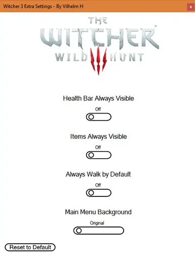 Witcher 3 Extra Settings
