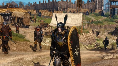 Nilfgaardian Knight Set and Shield
