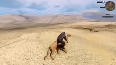 Geralt crossing the Desert of Novigrad mod by KNGR