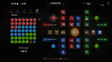 Witcher 3 Extra Skill Slots Mod