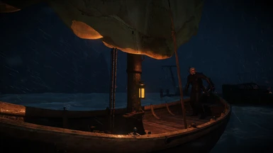 Lamp On Player's Boat 2.0 New Geralt Boat