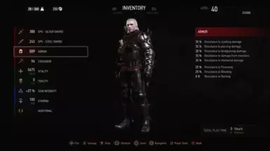 Armor Stats LVL 40 V2