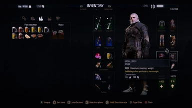 witcher 3 carry weight mod