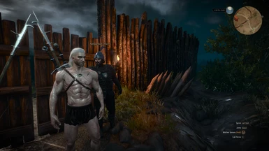 Angry Geralt + Cinematic Hair mod