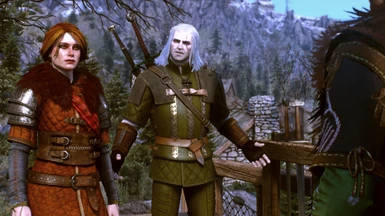 Cerys and Geralt
