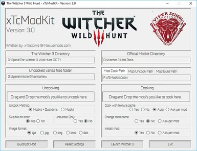 Discontinued - xTcModKit - 5.0-BETA-1.1 - Uncook Build Cook and Merge.