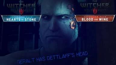 Geralt has Dettlaff's head