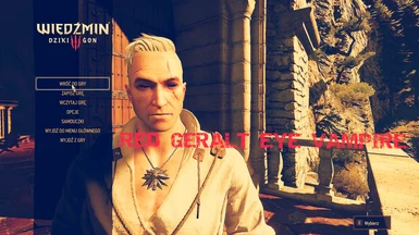 Red Geralt Eye Vampire