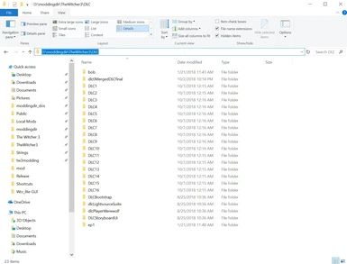 Merged DLC Setup - Folder Structure
