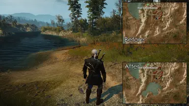 The Witcher 3 files leak revealing massive 64km sq map