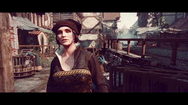 Triss in disguise. Make sense finally. Great mod