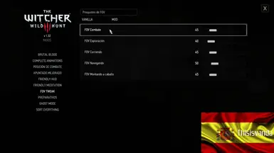 FOV Tweak - Spanish Translation