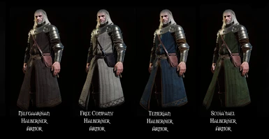 Halberdier Armors - Side-by-Side Inventory View
