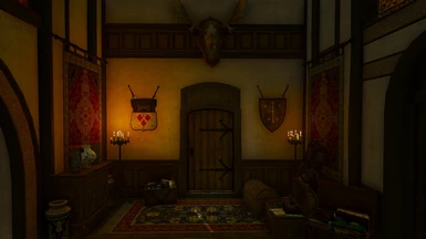 v1.3 Layout of south part of dining room for versions 1, 2, 3, 4, 5 of WitchersLair_PixAndSwords with no WHunt sword slots