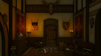 v1.3 Layout of south part of dining room for versions 6 & 7 of WitchersLair_PixAndSwords with no WHunt sword slots