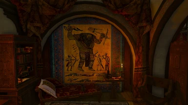 Ice Giant Tapestry, made hangable by dlc_morePaintings. Code: dlc_tapestry_ice_giant