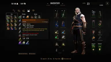 mod] The Witcher: Black Edition - UI & HUD Redesign