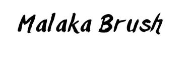 Malaka Brush Font