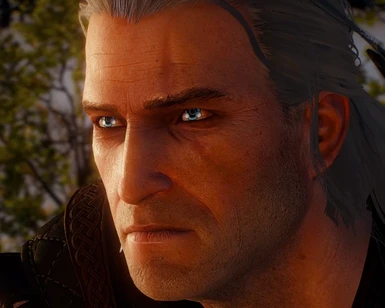 The Illusive Man Eyes for Geralt and other Witchers and Glowing Addon 1.1